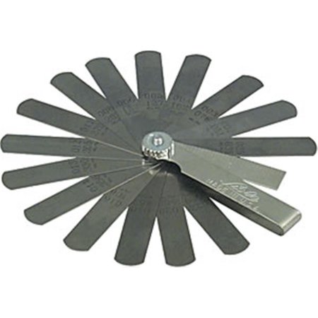 TOOL TIME 15 Steel Blades Standard Feeler Gauge TO1629853